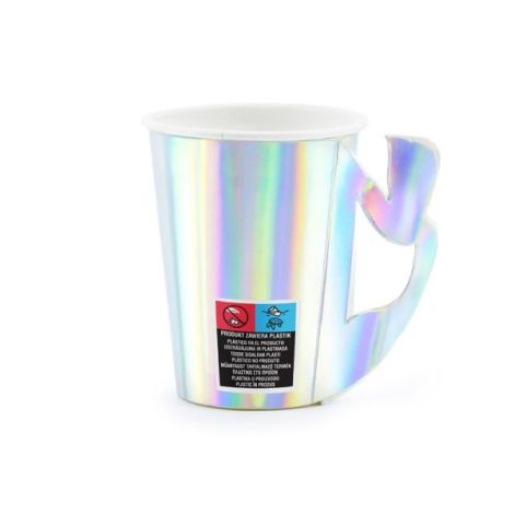 Pahare sirena iridescent 220 ml - poza 2