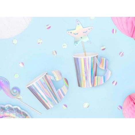 Pahare sirena iridescent 220 ml - poza 3