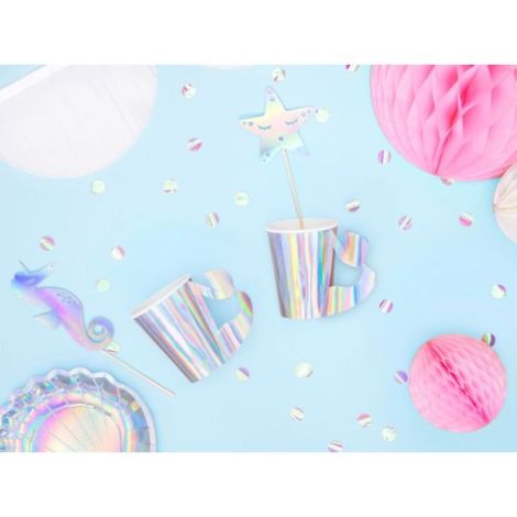 Pahare sirena iridescent 220 ml - poza 4