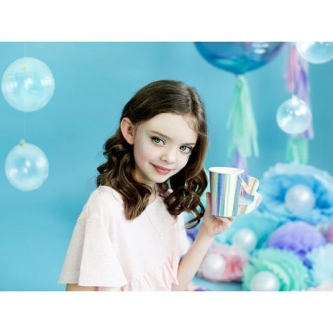 Pahare sirena iridescent 220 ml - poza 5