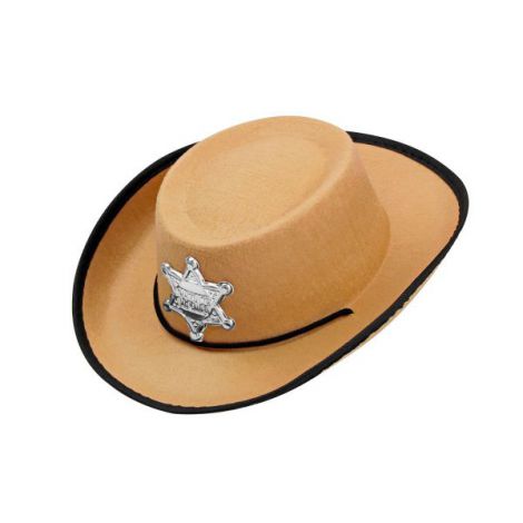 Palarie cowboy copii crem - poza 1