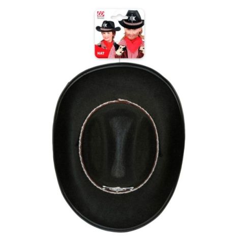 Palarie cowboy copil neagra - poza 4