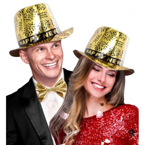 Palarie happy new year aurie - poza 4