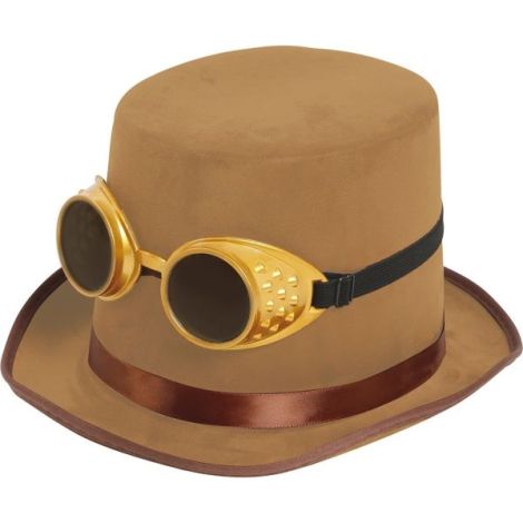 Palarie steampunk maro - poza 2