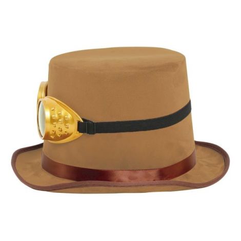 Palarie steampunk maro - poza 3
