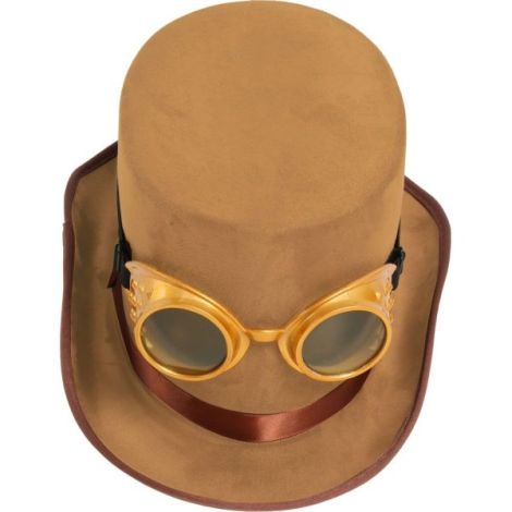 Palarie steampunk maro - poza 4