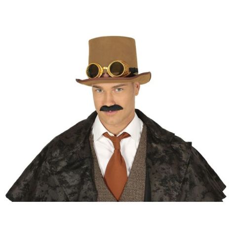 Palarie steampunk maro - poza 5