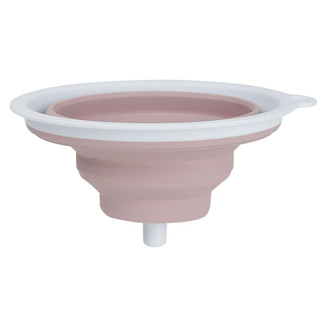 Palnie pliabila din plastic,roz,17 cm