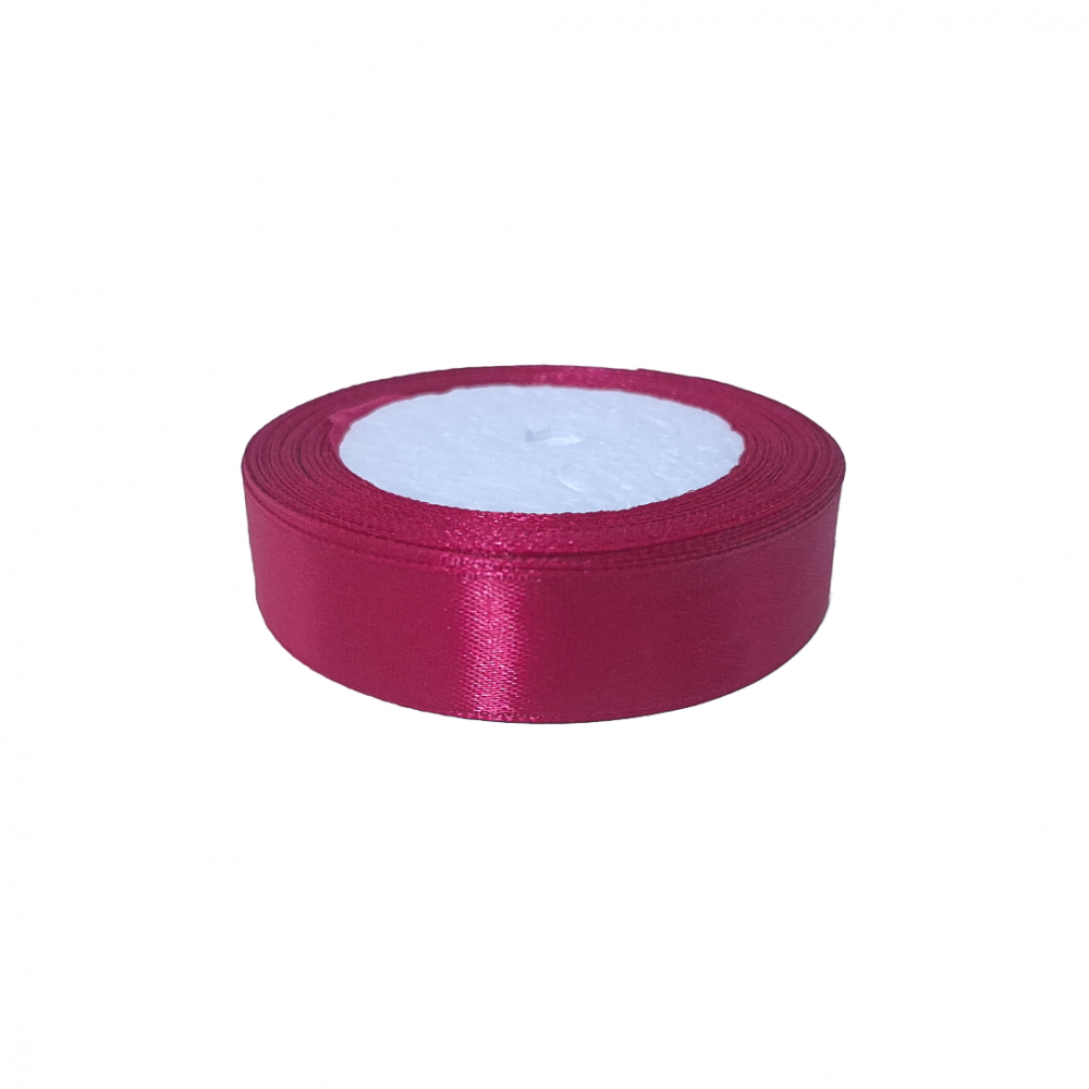Panglica din satin pentru decorare, ciclam, 22.5m x 2 cm