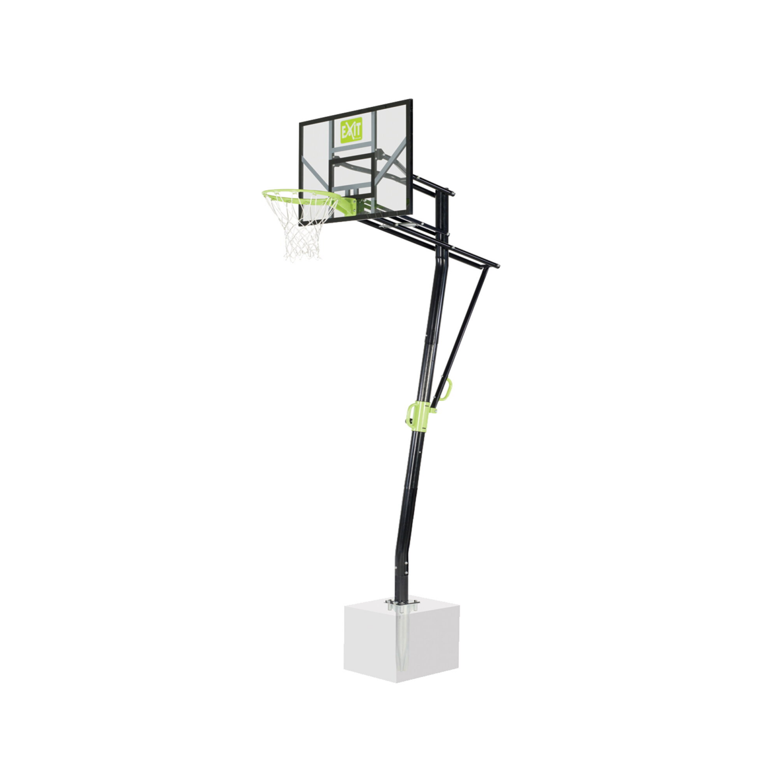 Panou de baschet cu prindere in pamant, Galaxy - verde negru, Exit Toys