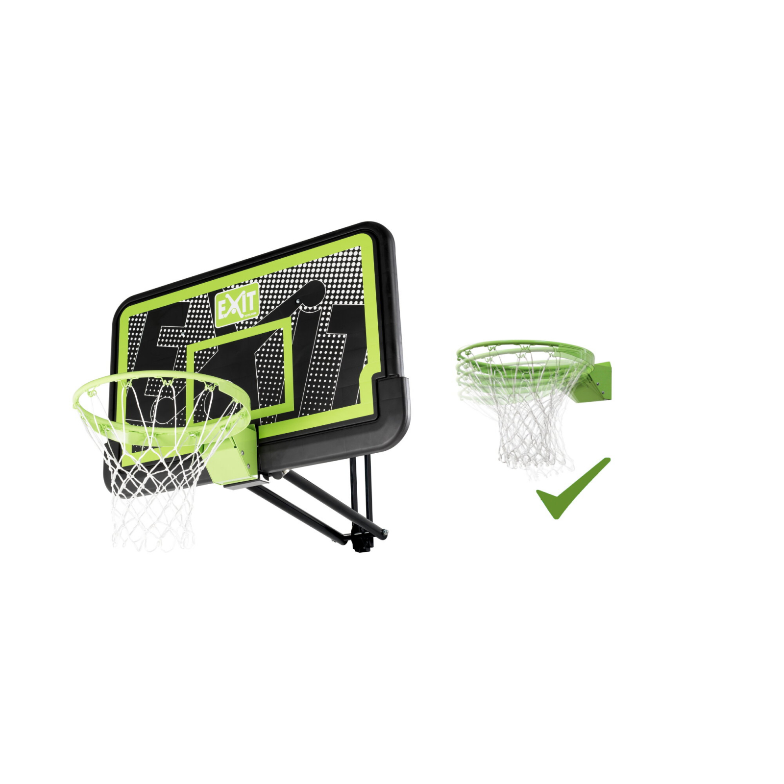 Panou de baschet pentru perete cu inel pentru slam dunk, Galaxy, Exit Toys