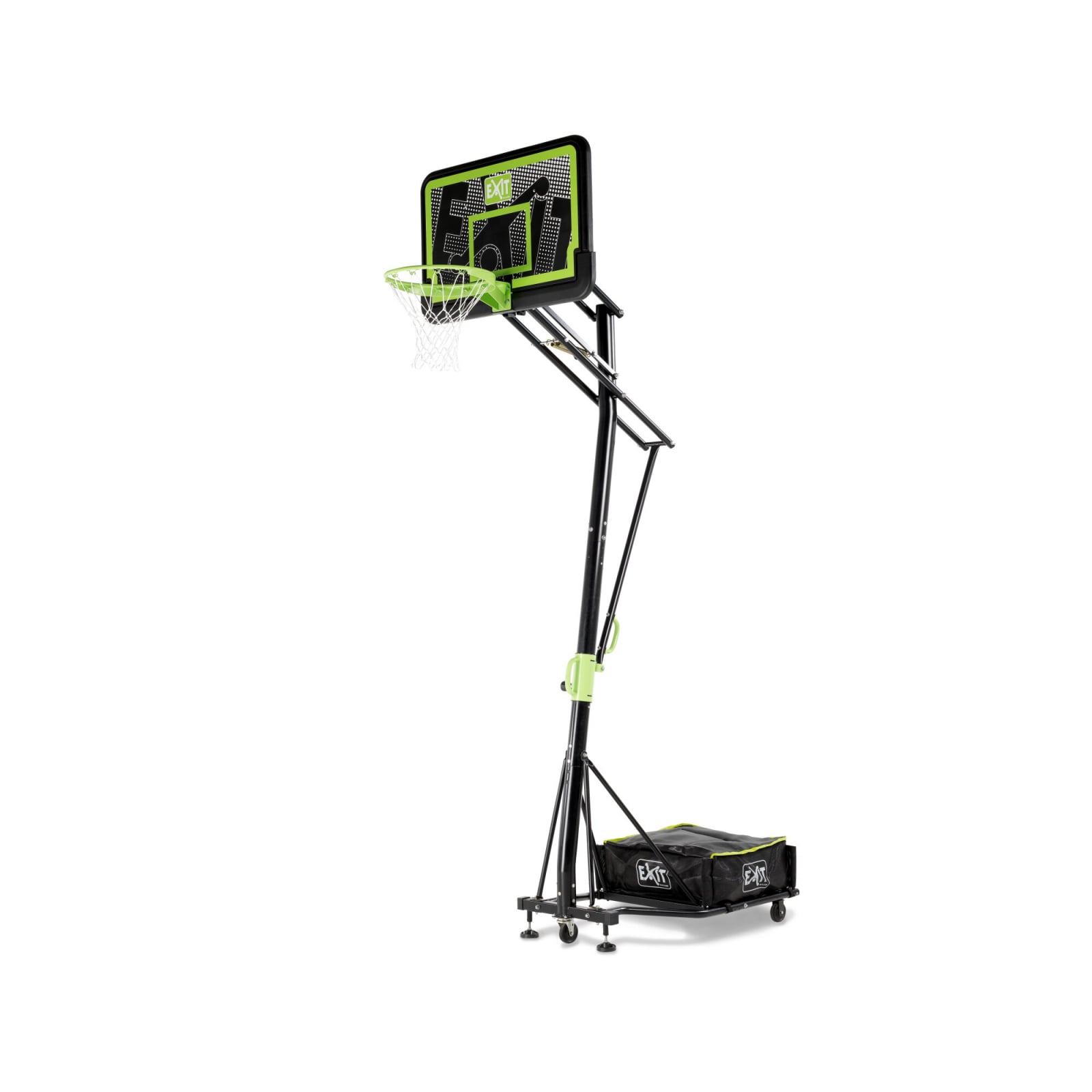 Panou de baschet portabil pe roti, Galaxy - negru, Exit Toys