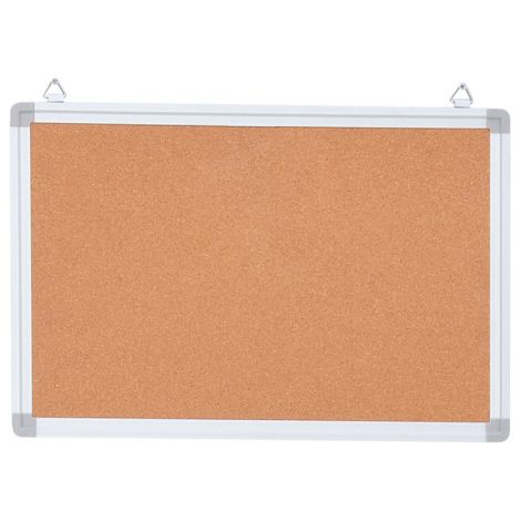 Panou din pluta cu rama din aluminiu 45 x 60 cm