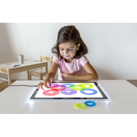 Panou luminos A4 pentru activitati educationale - poza 1