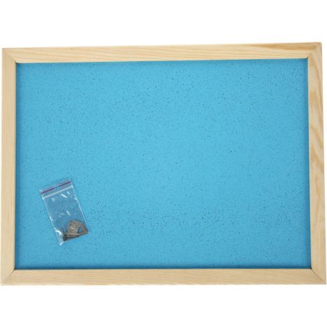 Panou pluta 100x150 cm albastru deschis