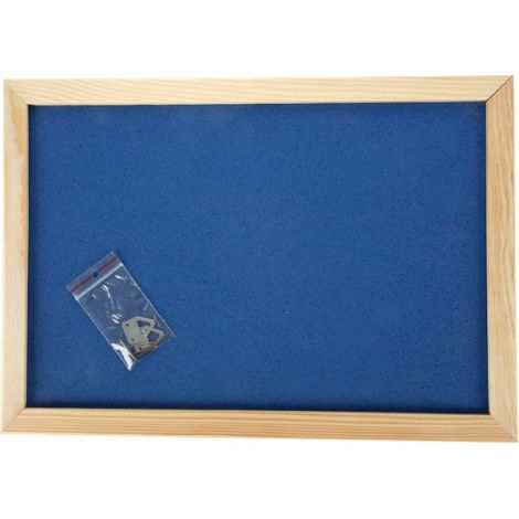 Panou pluta 90x120 cm albastru inchis - poza 1