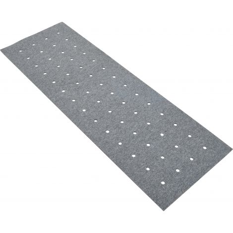Panou rectangular gri cu gauri pentru reducerea zgomotului in clasa - poza 1