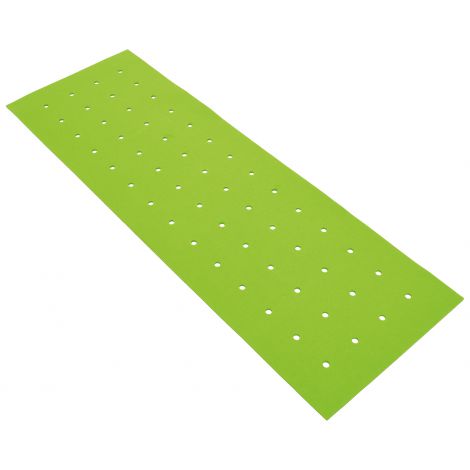 Panou rectangular verde cu gauri pentru reducerea zgomotului in clasa - poza 1