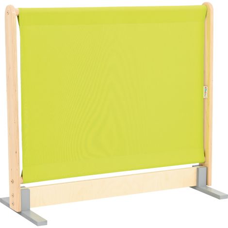 Panou separator, lemn si textil, verde-oliv, cresa si gradinita - poza 1