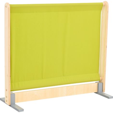 Panou separator, lemn si textil, verde-oliv, cresa si gradinita - poza 2