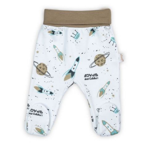 Pantalon bumbac 100% (182009) Colectia Star Alb Marimea 68 - poza 1