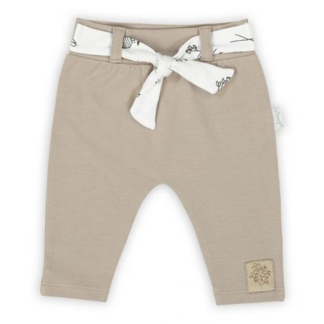 Pantalon de bumbac 100% Nicol Gaja (183016) Bej Mar. 68 - poza 1