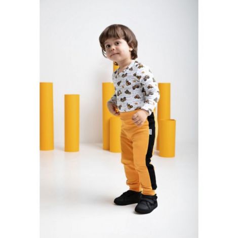 Pantalon de trening (181273) Colectia Big Trucks Galben Negru Marimea 56 - poza 2