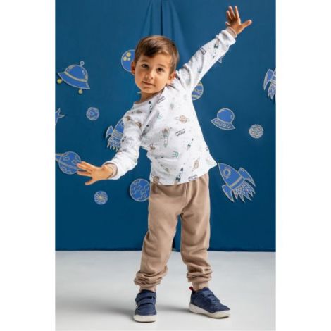 Pantalon de trening (182273) Nicol Star Maro Marimea 68 - poza 3