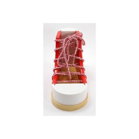 Pantof de jucarie Cum sa legam sireturile Melissa&Doug 3018 - poza 4