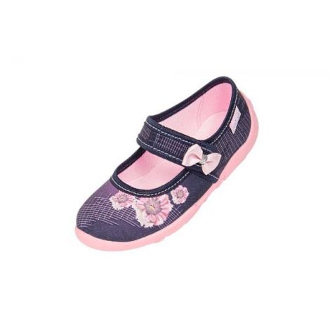 Pantofi cu interior de bumbac pentru fetite Vi-GGa-Mi Kamila Imprimeu marimea 30 - poza 1