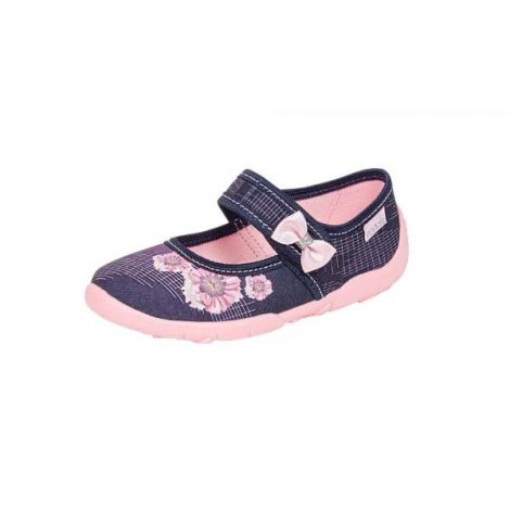 Pantofi cu interior de bumbac pentru fetite Vi-GGa-Mi Kamila Imprimeu marimea 30 - poza 2