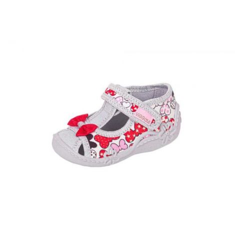 Pantofi cu interior de bumbac pentru fetite Vi-GGa-Mi Marysia Fundite marimea 25 - poza 2