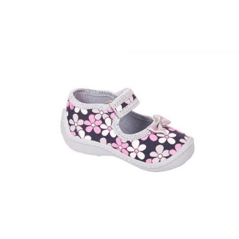 Pantofi cu interior de bumbac pentru fetite Vi-GGa-Mi Zosia Floricele marimea 20 - poza 3