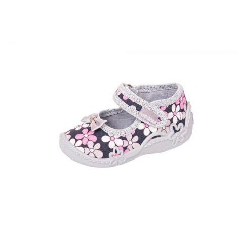 Pantofi cu interior de bumbac pentru fetite Vi-GGa-Mi Zosia Floricele marimea 21 - poza 2