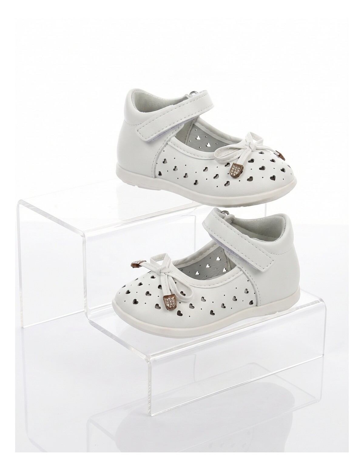 Pantofi eleganti apawwa Inimioare, alb
