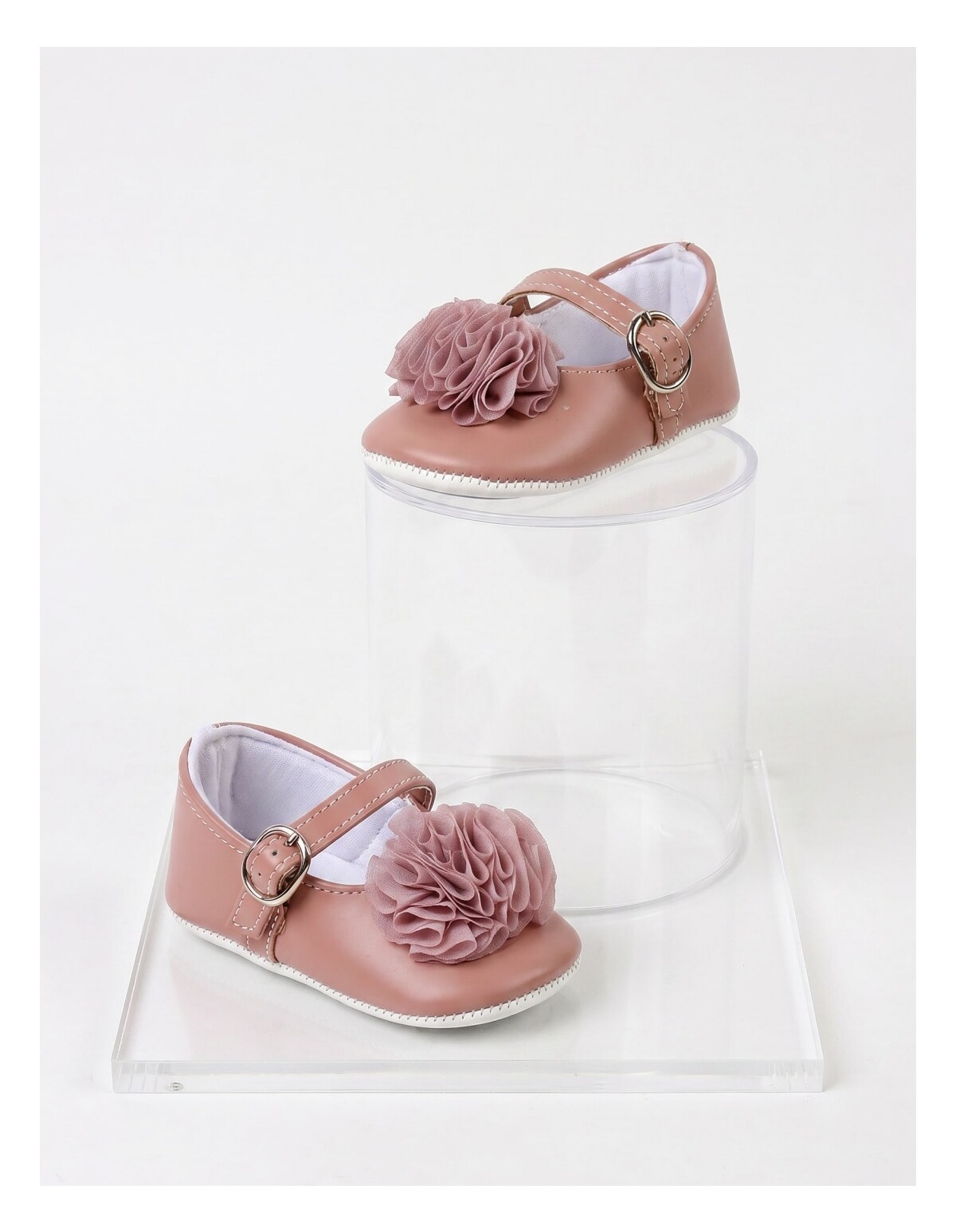 Pantofiori eleganti Yasmina, roz-prafuit
