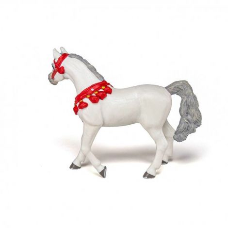 Papo Figurina Cal Arab Alb De Parada - poza 4
