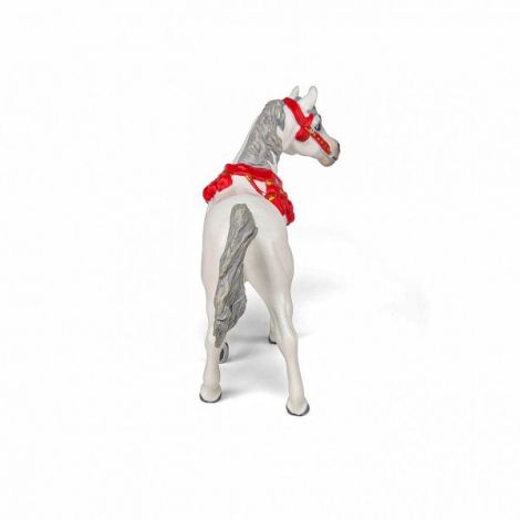 Papo Figurina Cal Arab Alb De Parada - poza 5