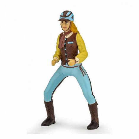 Papo Figurina Calareata Albastra - poza 1