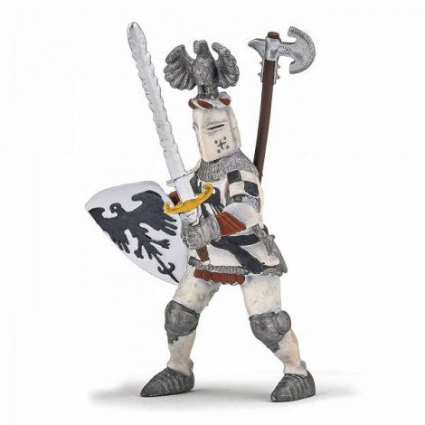 Papo Figurina Cavaler Cu Pene Alb - poza 2