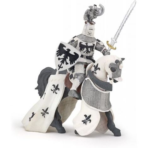 Papo Figurina Cavaler Cu Pene Alb - poza 3