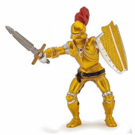 Papo Figurina Cavaler In Armura Aurie - poza 2