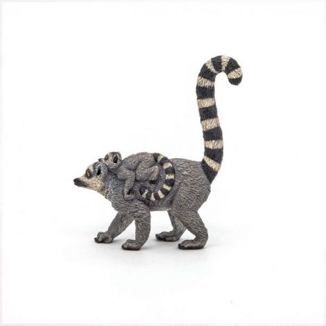 Papo Figurina Lemur Cu Pui - poza 5