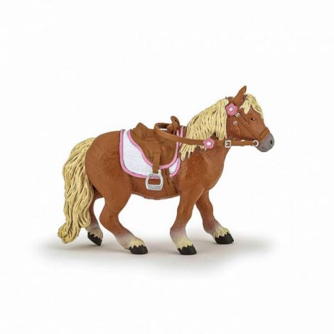 Papo Figurina Ponei Shetland Cu Sa - poza 1