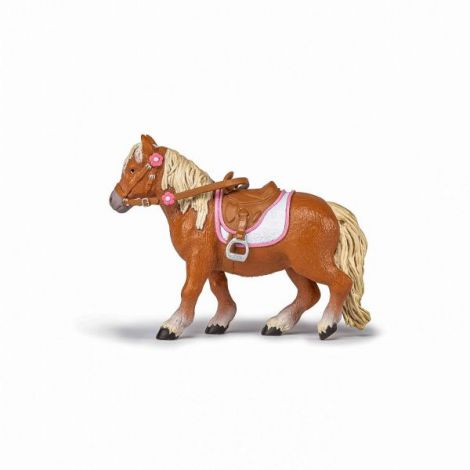 Papo Figurina Ponei Shetland Cu Sa - poza 2