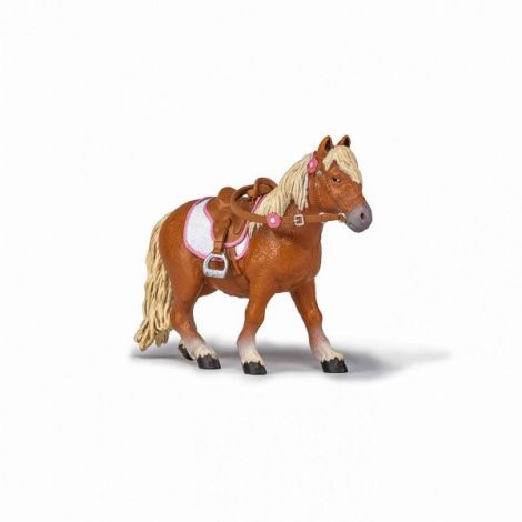 Papo Figurina Ponei Shetland Cu Sa - poza 4