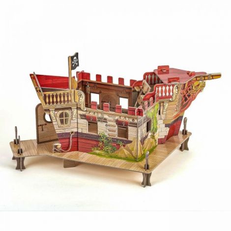 Papo Figurina Puzzle 3d Corabie Pirati - poza 2