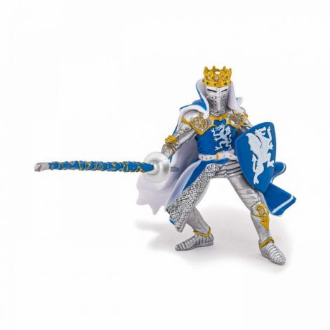 Papo Figurina Rege Cu Blazon Dragon Albastru - poza 2