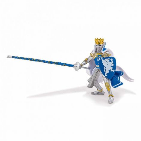 Papo Figurina Rege Cu Blazon Dragon Albastru - poza 3