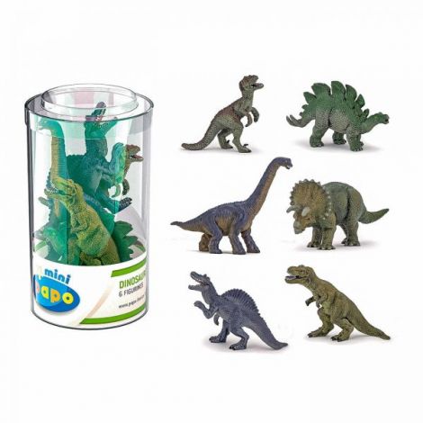 Papo Figurina Set 6 Mini Figurine Dinozauri - poza 2